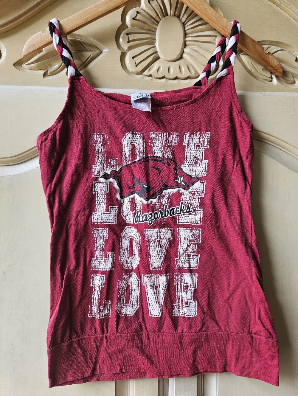 Creative Apparel Concepts Red Graphic Tank